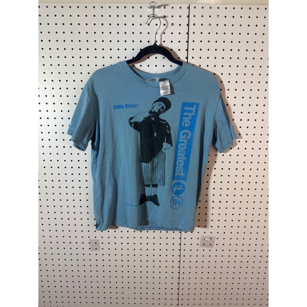 Billie Eilish The Greatest Graphic T-Shirt Blue Wash Medium LT32501BT